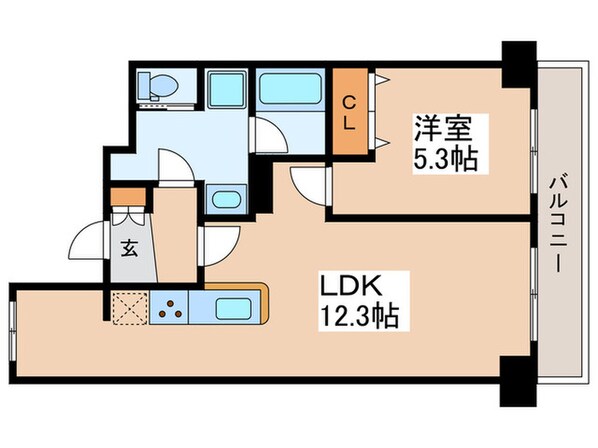 ラ・ティーダ堀切の物件間取画像